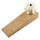 Solid Cream Square Ceramic Door Stopper